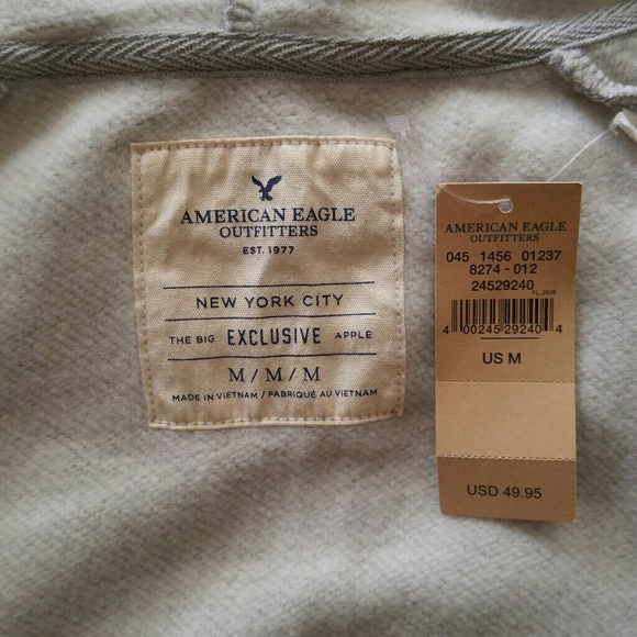 American Eagle Full Zip Hoodie - Picture 3 of 7